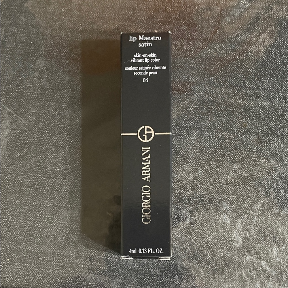Giorgio Armani Lip Maestro Satin in Black